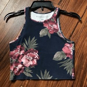 Floral Aeropostale Crop Top